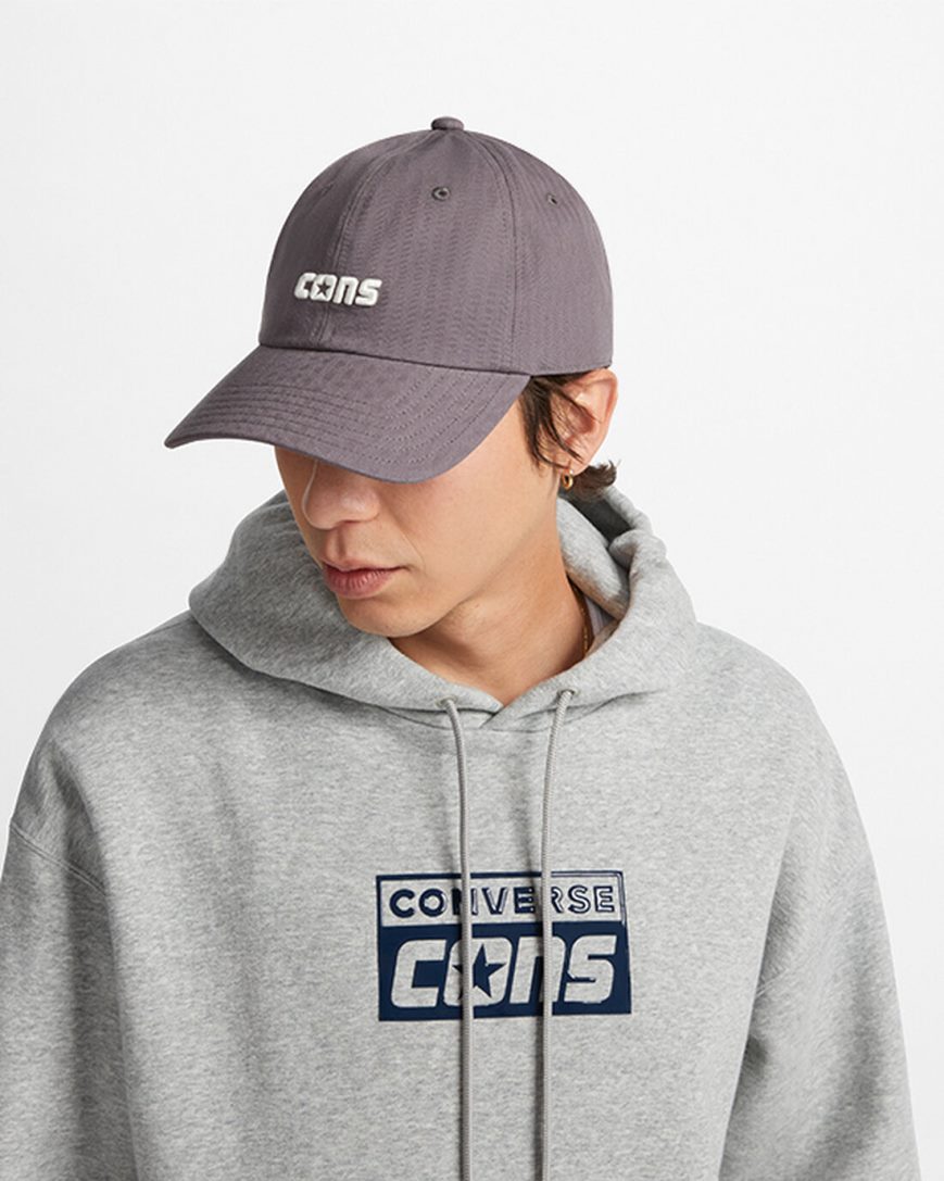 Dámské Klobouky Converse CONS Baseball Šedé | CZ DMWG19